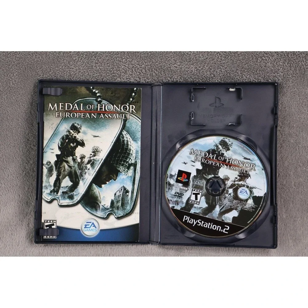 Medal Of Honor European Assault PS2 Video Game EA T-Teen NTSC-U/C Shooter